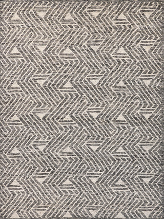 Black and gray modern rug