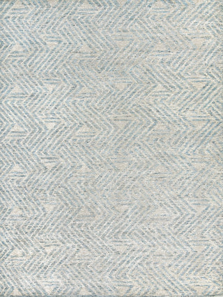 Blue modern wool rug