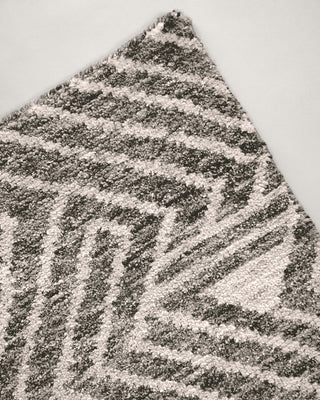 modern gray wool rug